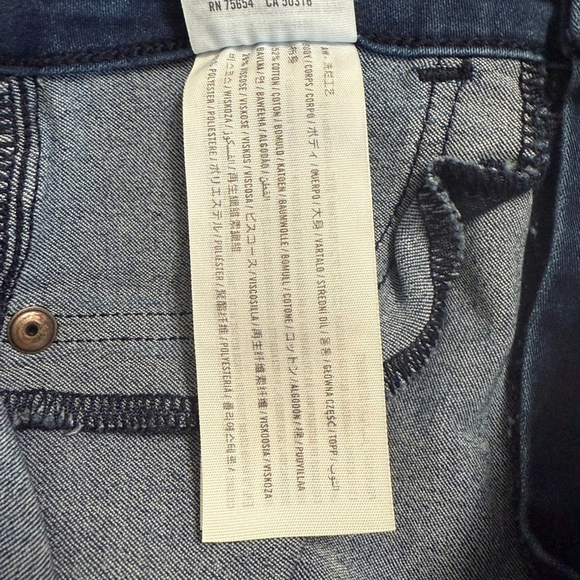 Abercrombie & Fitch Jean Legging Size 27 / 4R Dark Wash Mid-Rise Skinny Stretch - Picture 7 of 11